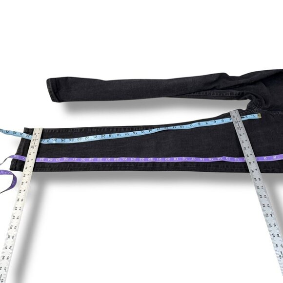 Volcom Vorta Jeans Mens Sz 29 Slim Straight Leg Stretch Faded Black Denim - Picture 9 of 13